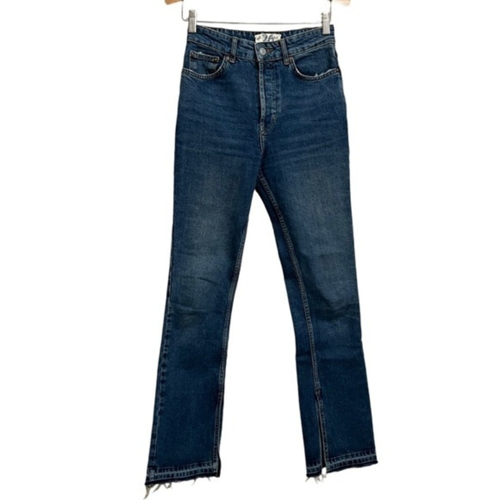 We The Free Emmy Split Hem High Rise Bootcut Jeans Sz 26